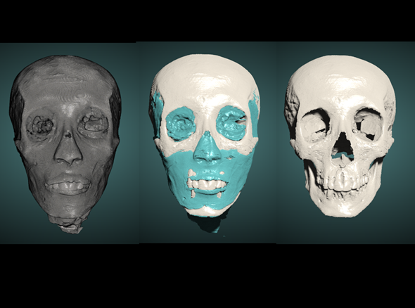 Scientific 3D imagery of Tutankhamun